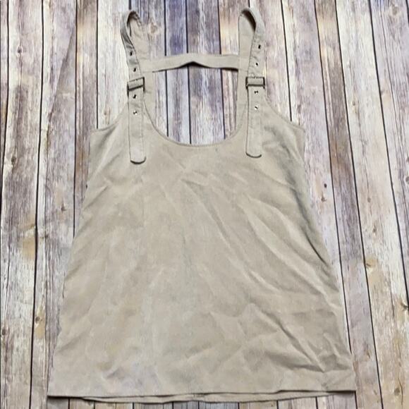 Pretty Little Thing Courduroy Buckle Strap Dress 14 L - Picture 2 of 3